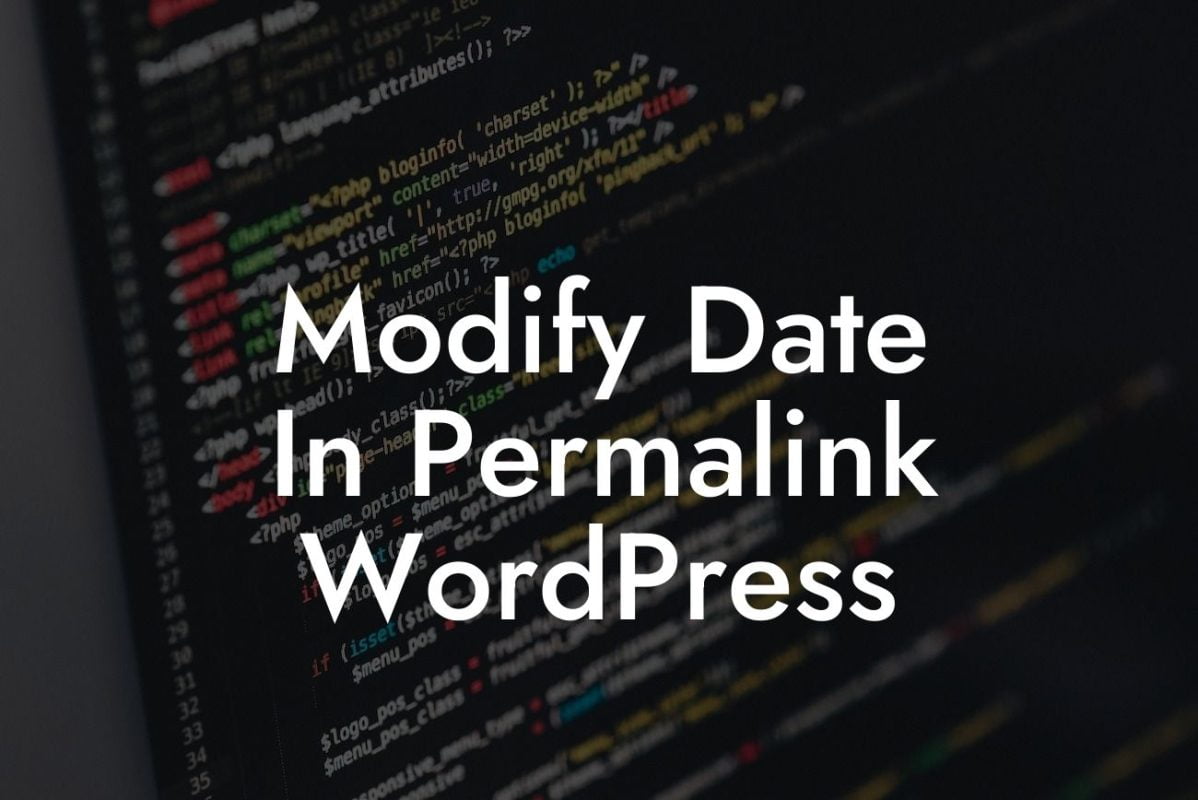 Modify Date In Permalink WordPress