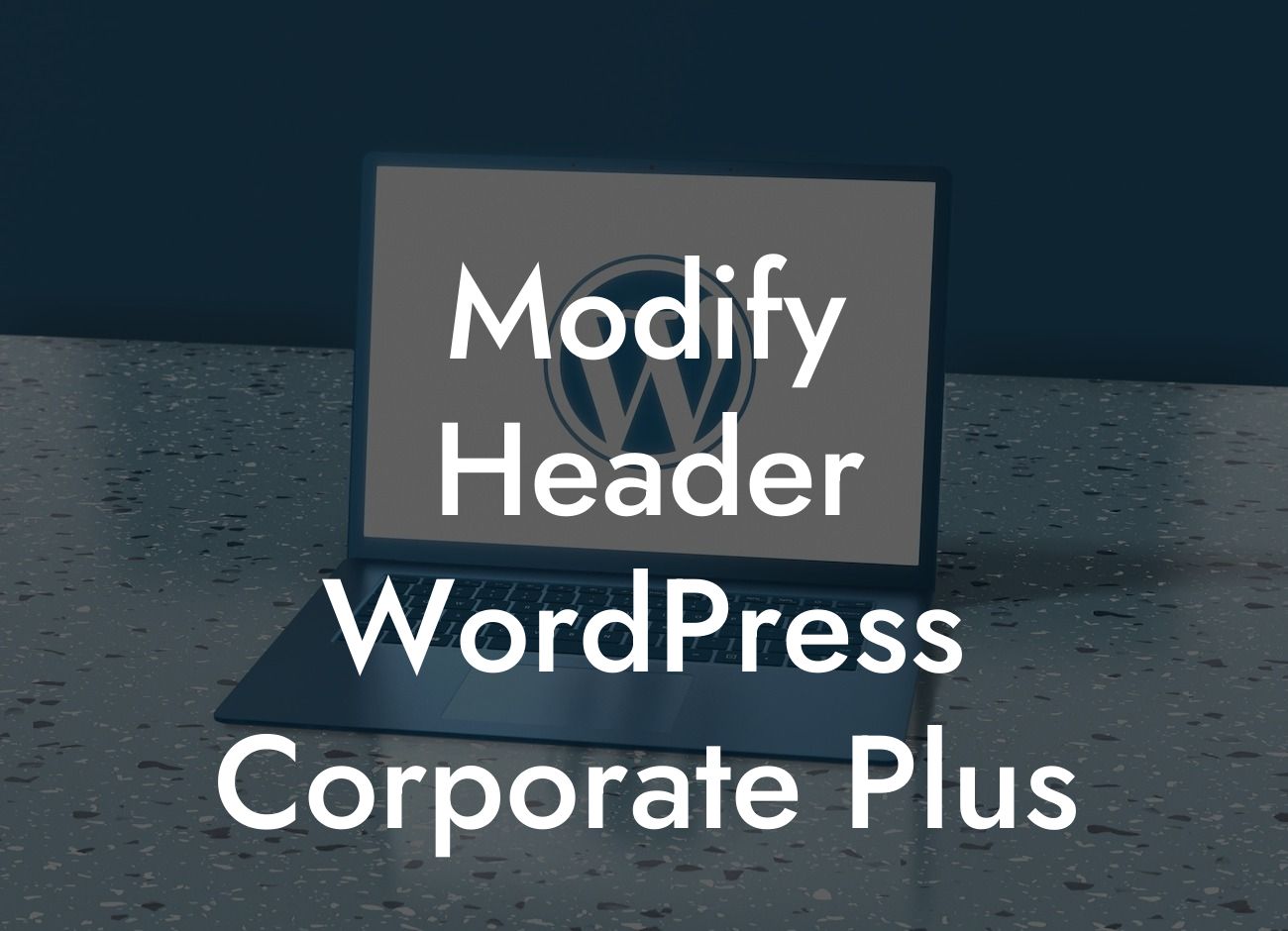 Modify Header WordPress Corporate Plus