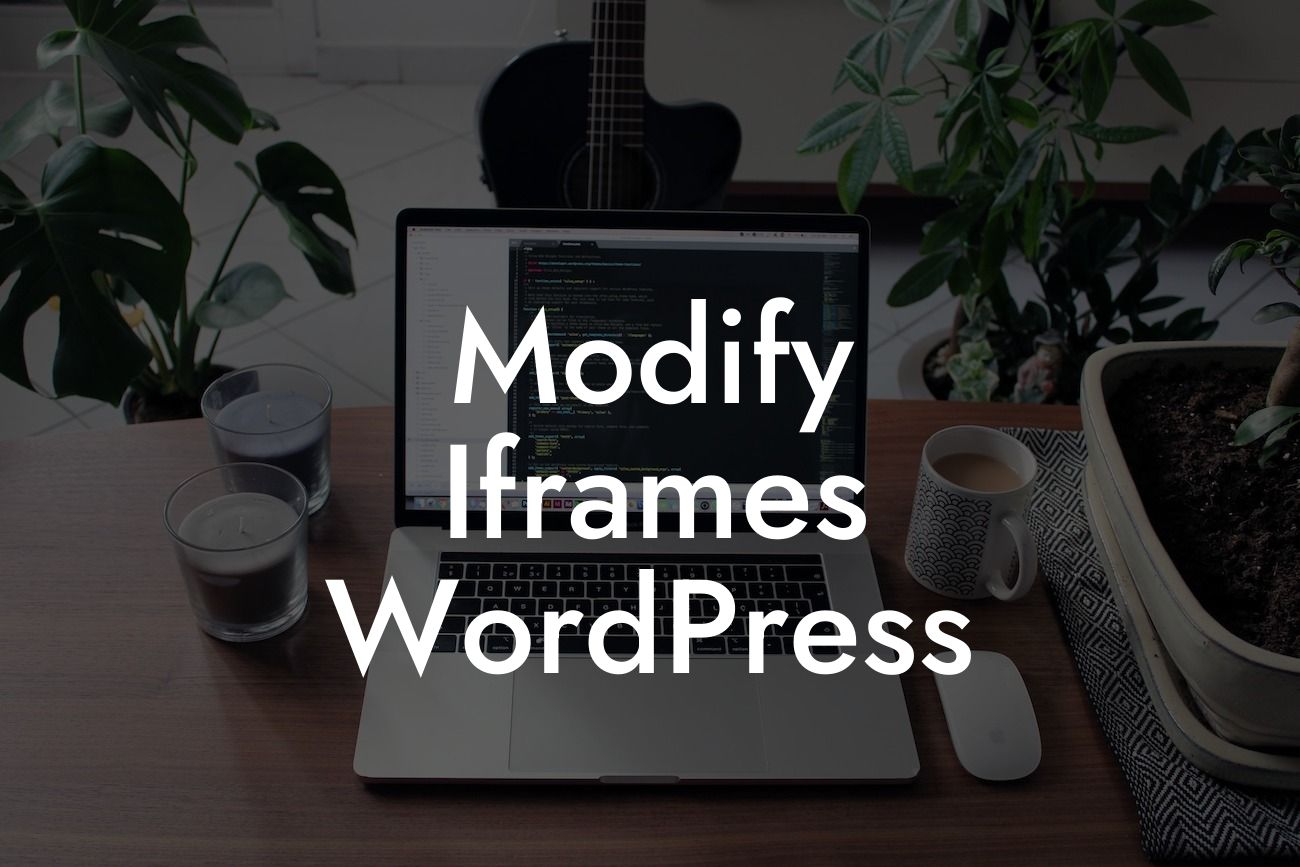 Modify Iframes WordPress