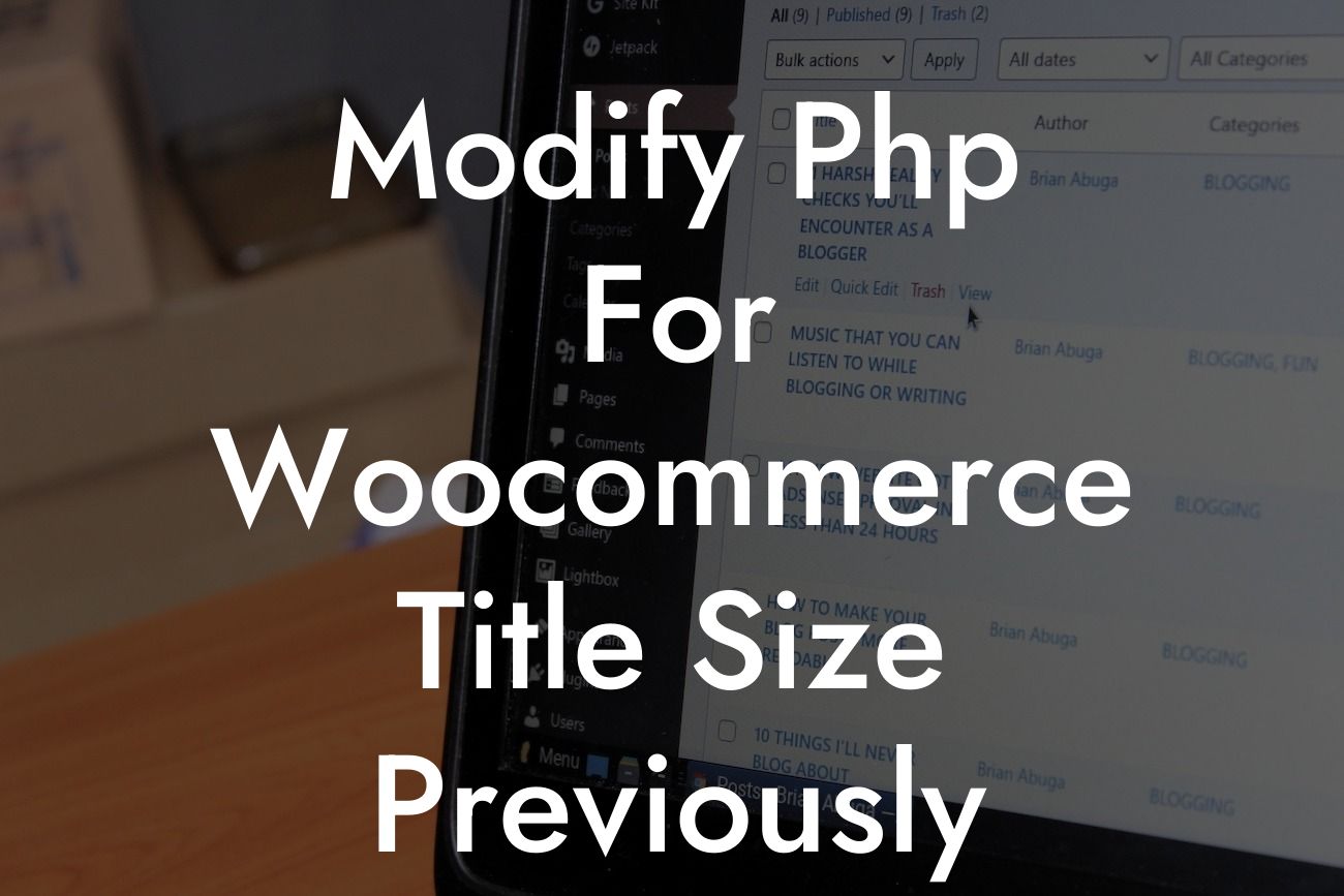 Modify Php For Woocommerce Title Size Previously Viewed