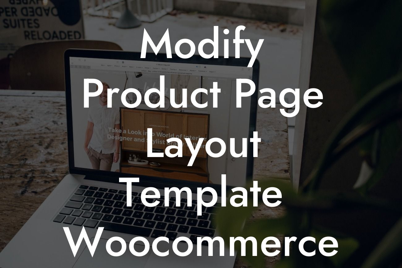 Modify Product Page Layout Template Woocommerce Plugins