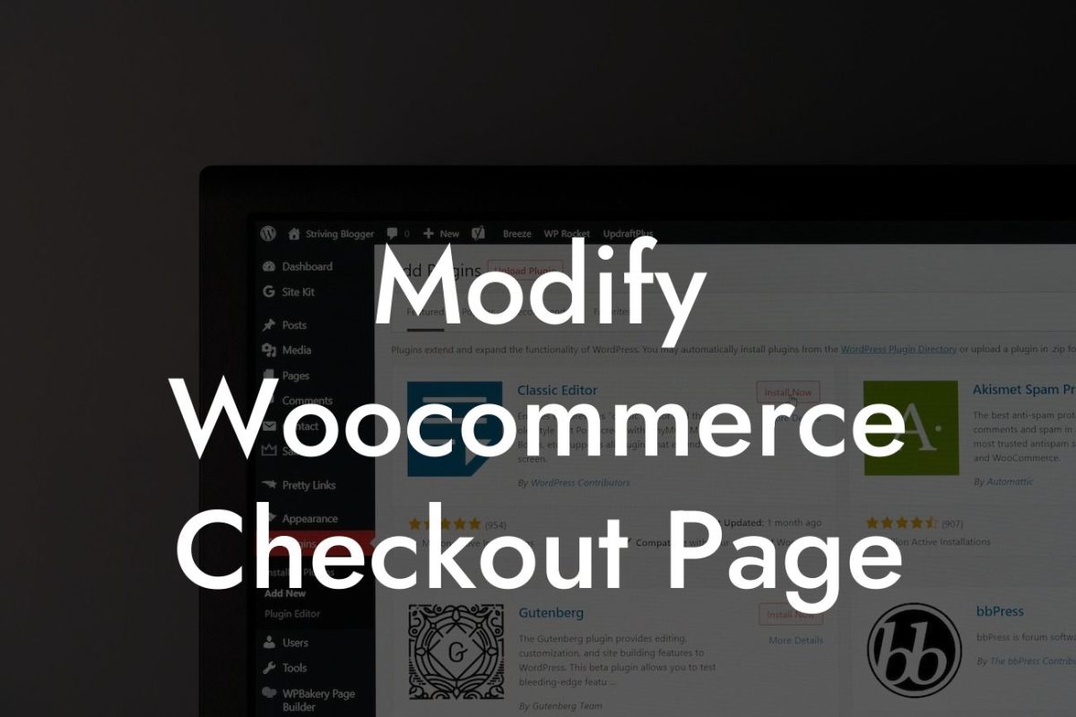 Modify Woocommerce Checkout Page