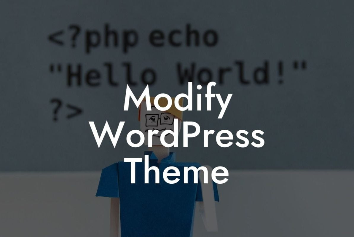 Modify WordPress Theme