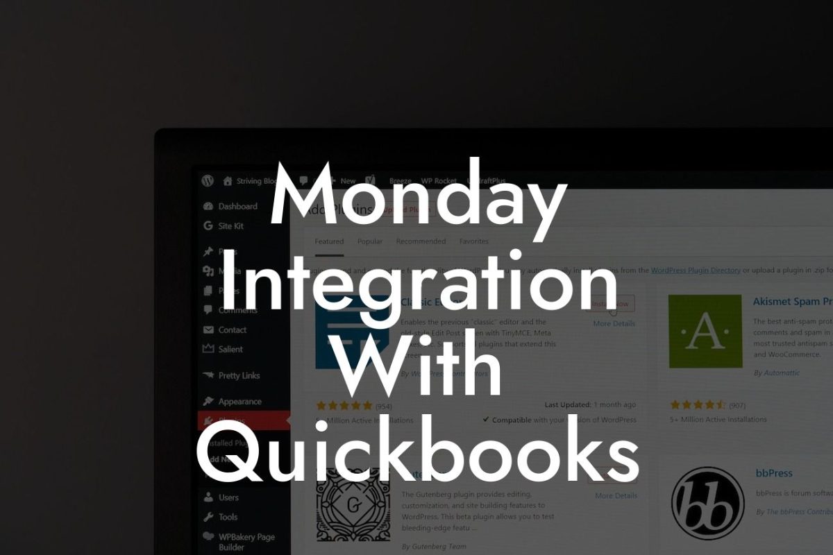 Monday Integration With Quickbooks