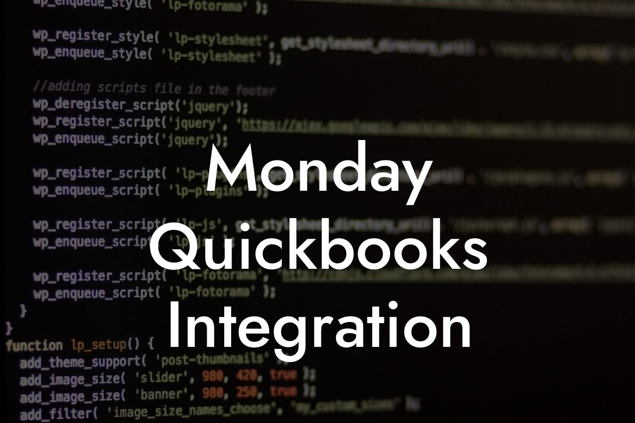 Monday Quickbooks Integration