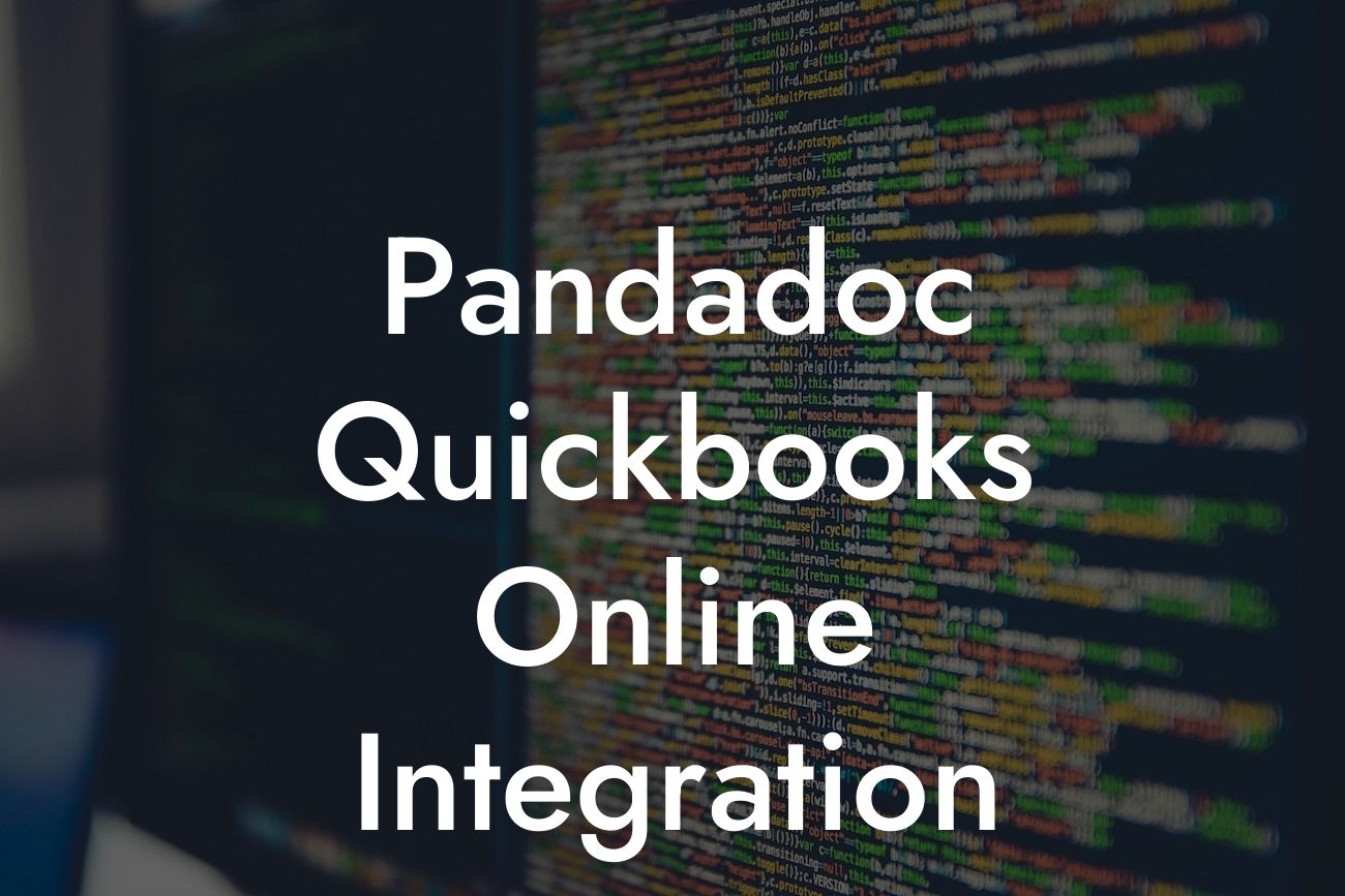 Pandadoc Quickbooks Online Integration