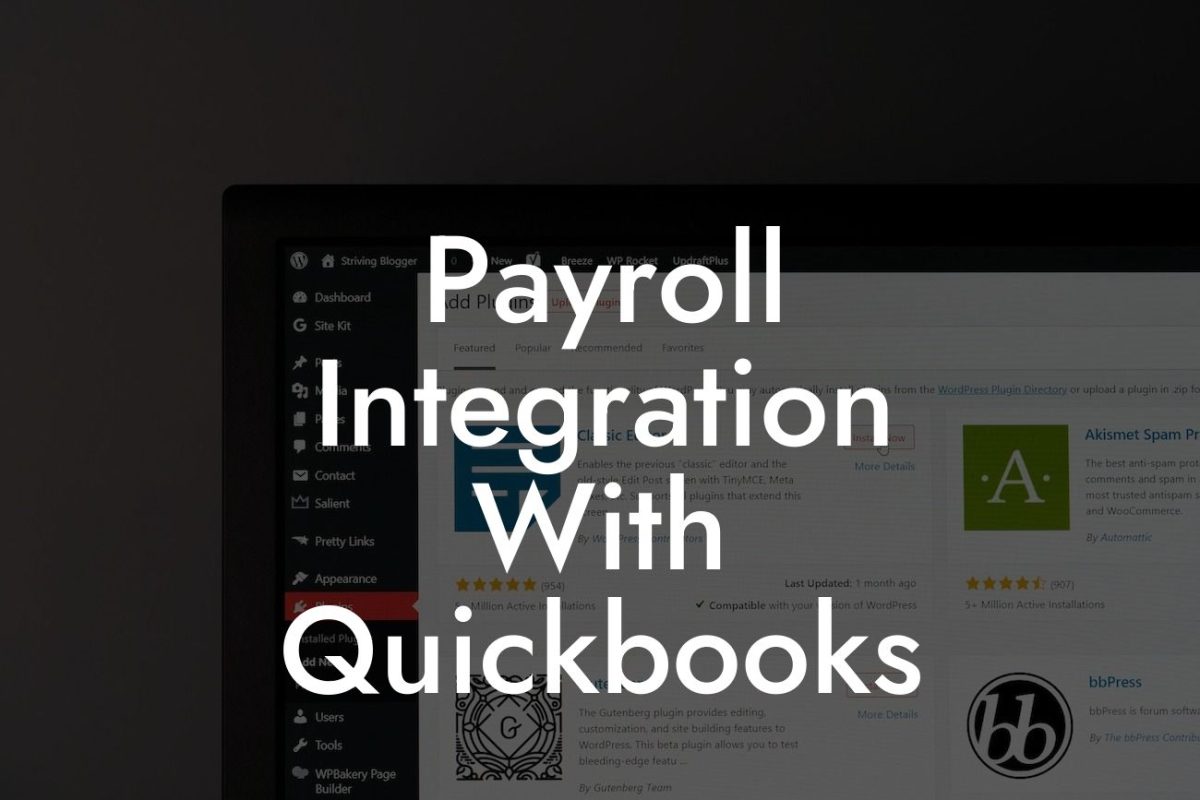 Payroll Integration With Quickbooks