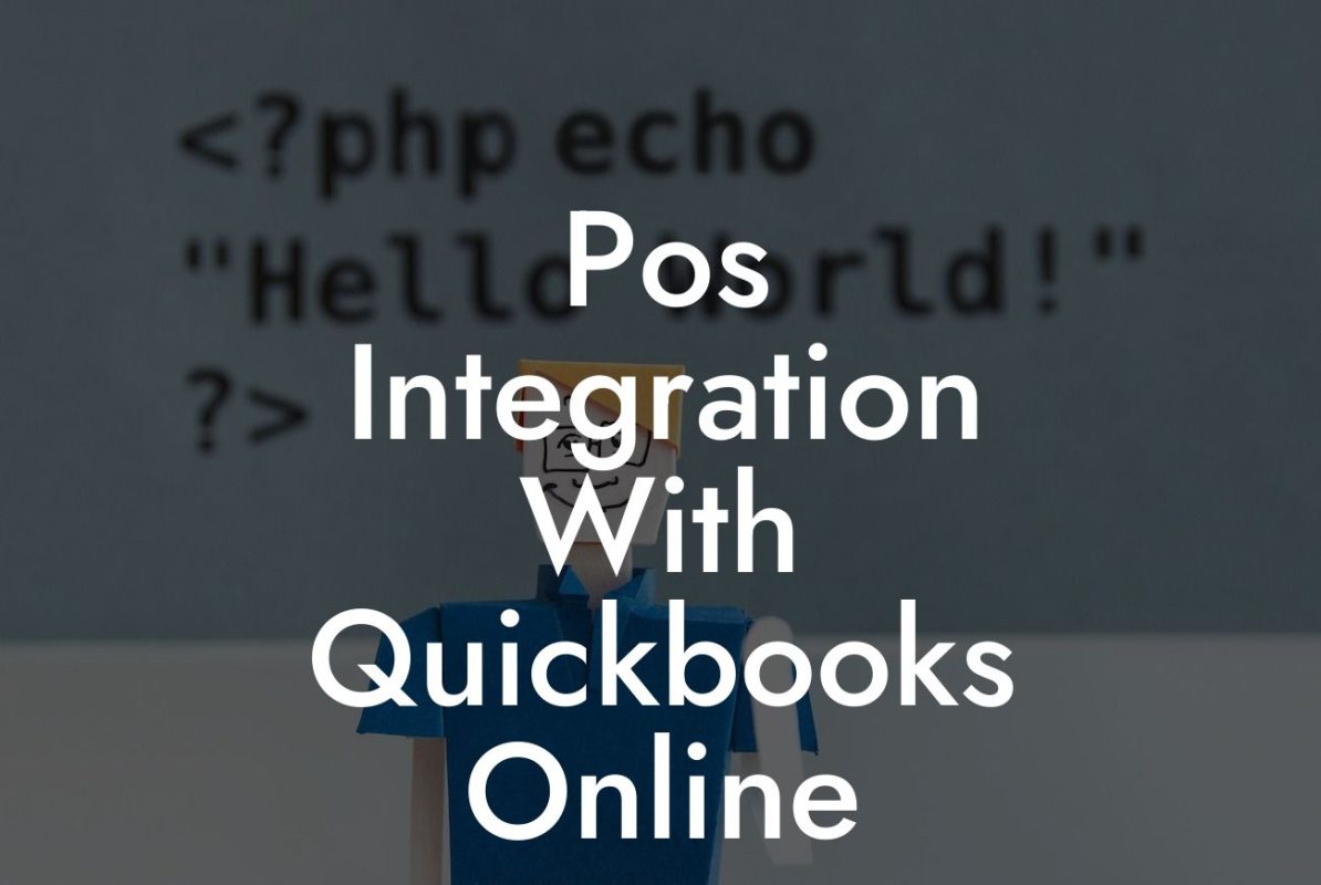 Pos Integration With Quickbooks Online