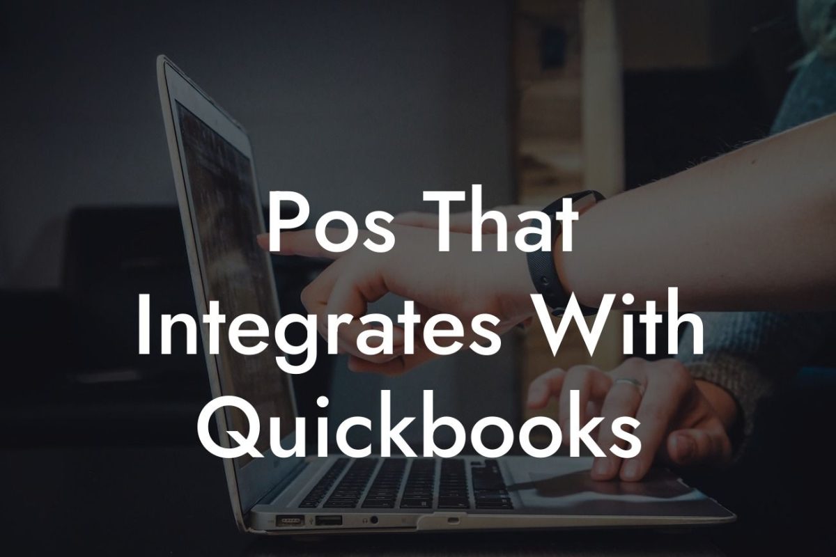 Pos That Integrates With Quickbooks