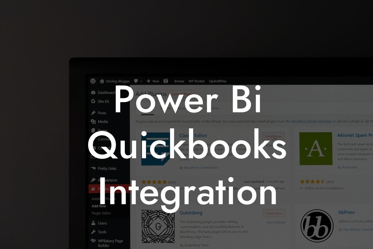 Power Bi Quickbooks Integration