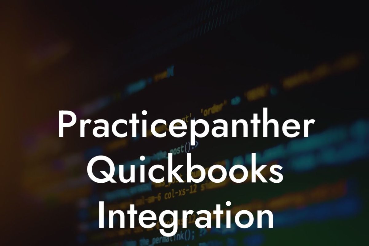 Practicepanther Quickbooks Integration