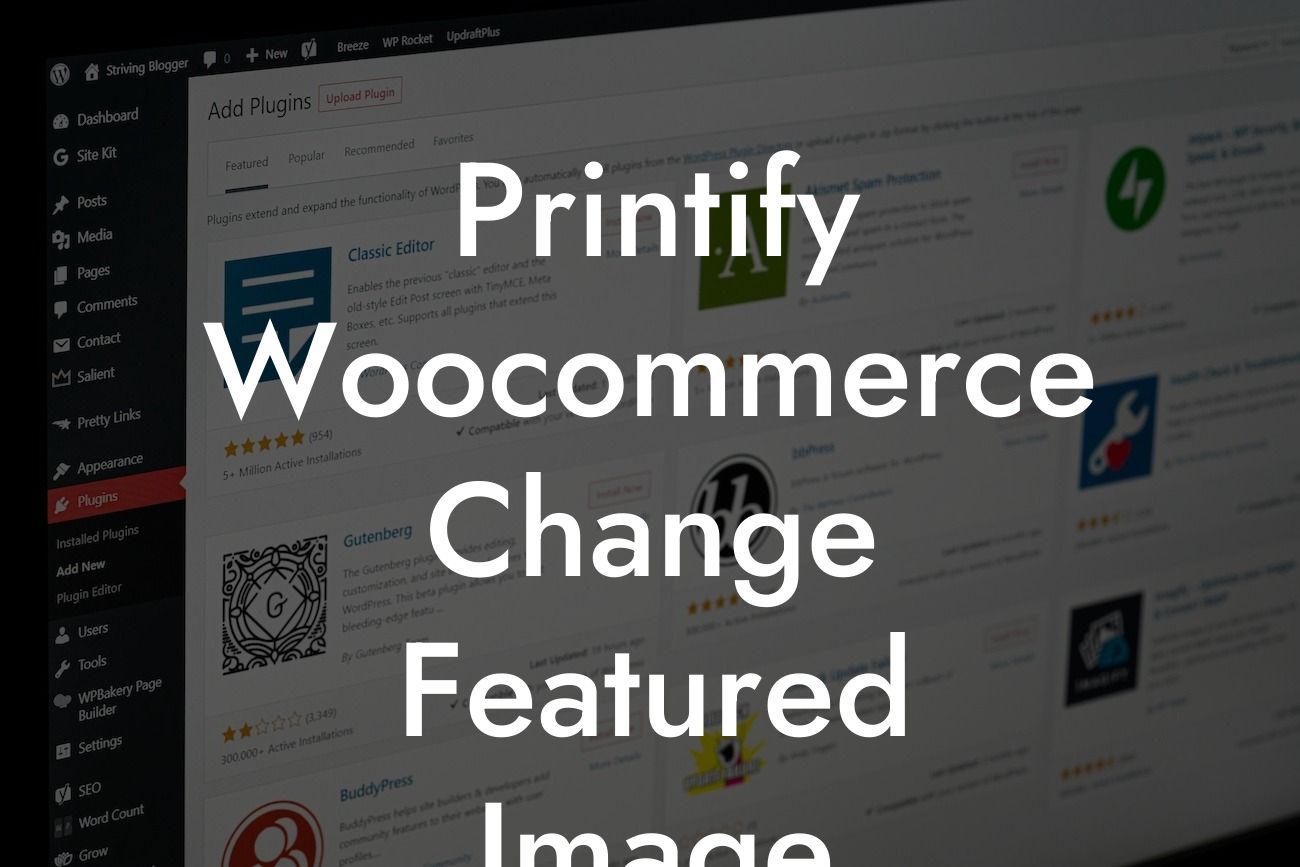 Printify Woocommerce Change Featured Image