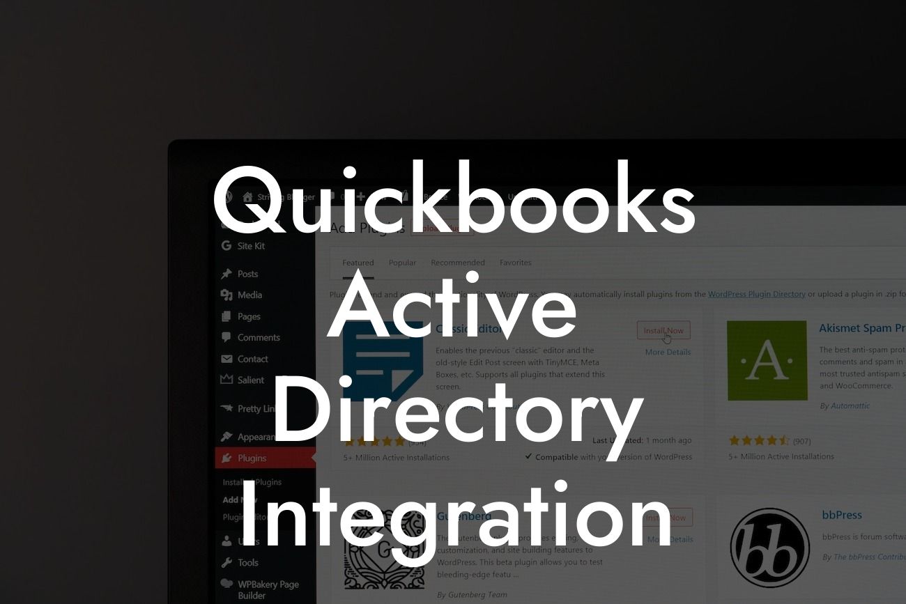 Quickbooks Active Directory Integration