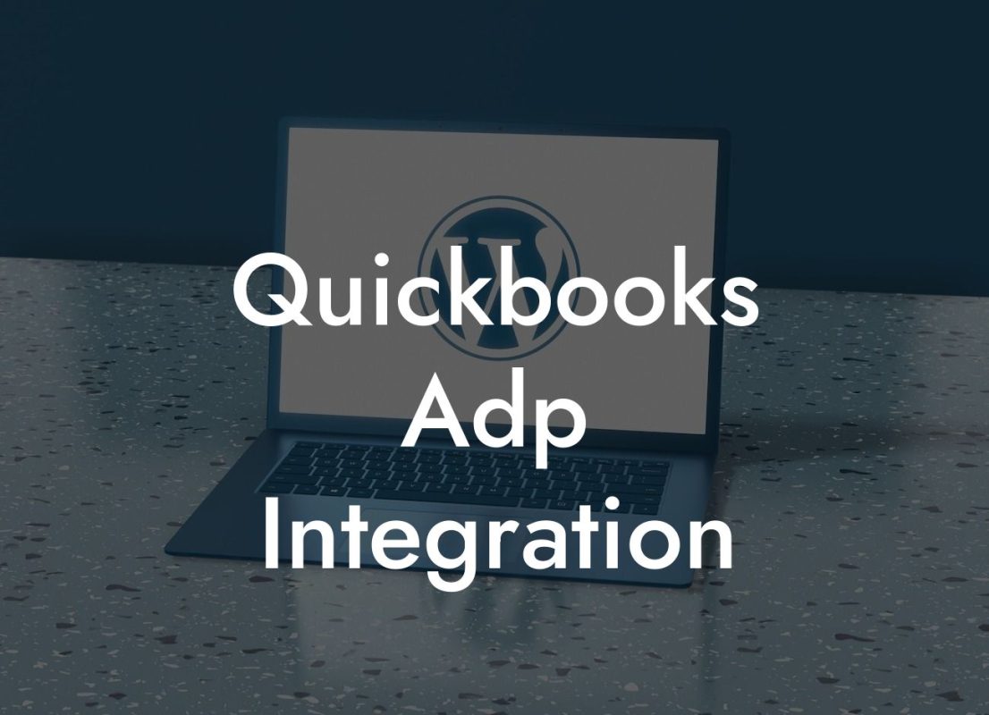 Quickbooks Adp Integration