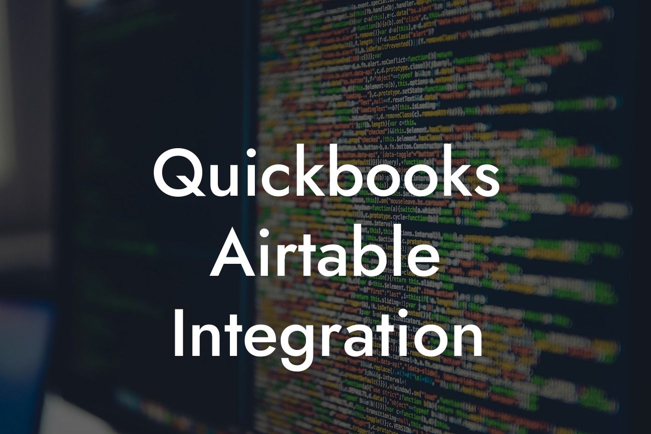 Quickbooks Airtable Integration