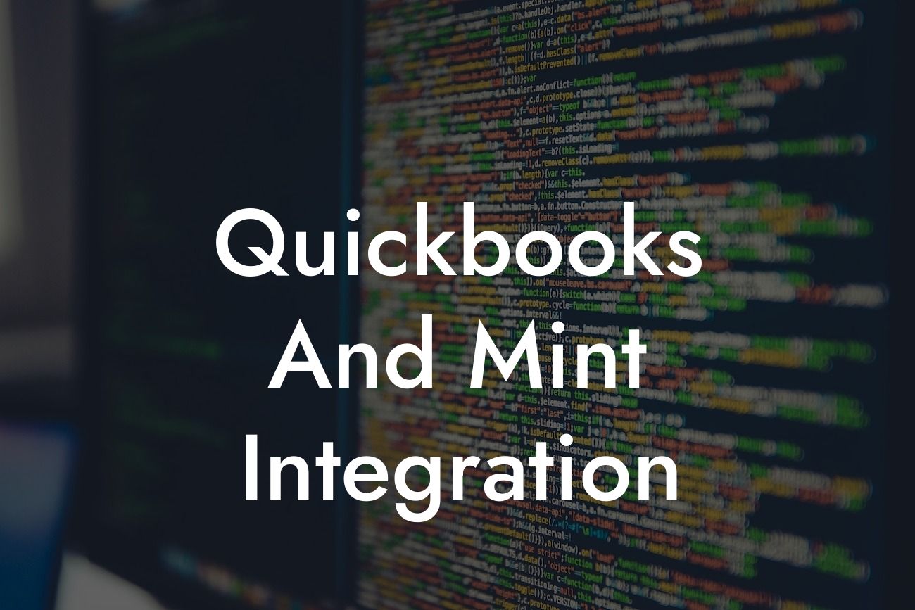 Quickbooks And Mint Integration