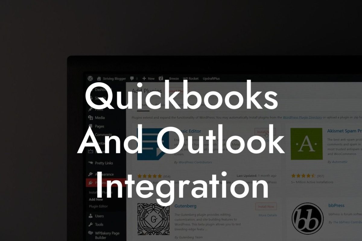 Quickbooks And Outlook Integration