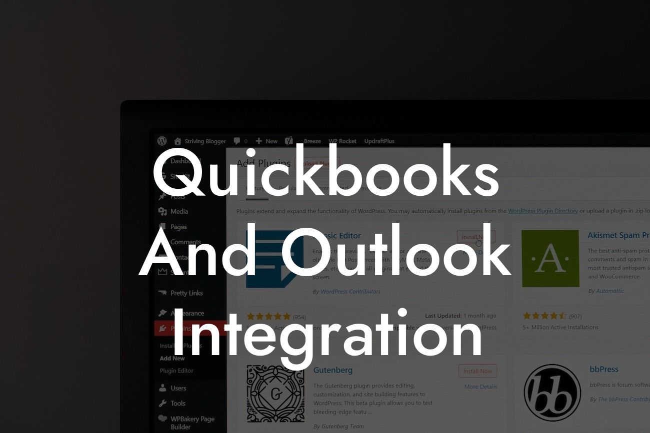 Quickbooks And Outlook Integration