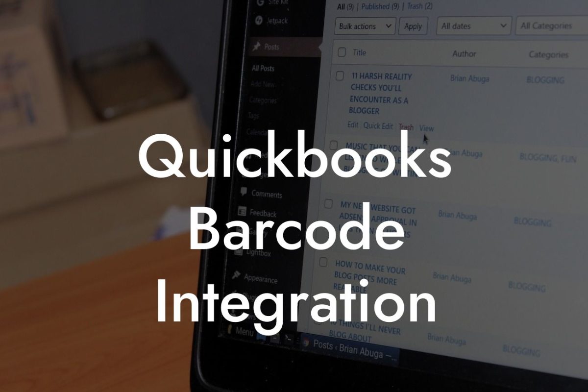 Quickbooks Barcode Integration