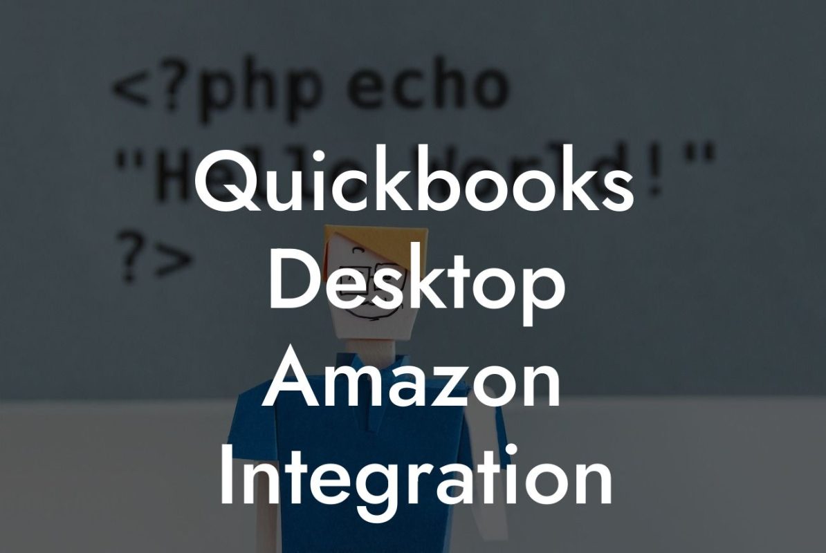 Quickbooks Desktop Amazon Integration