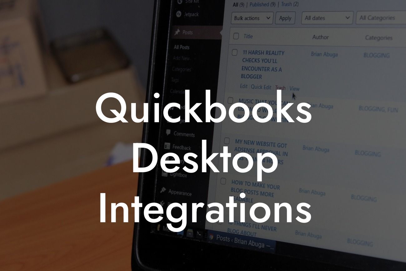 Quickbooks Desktop Integrations