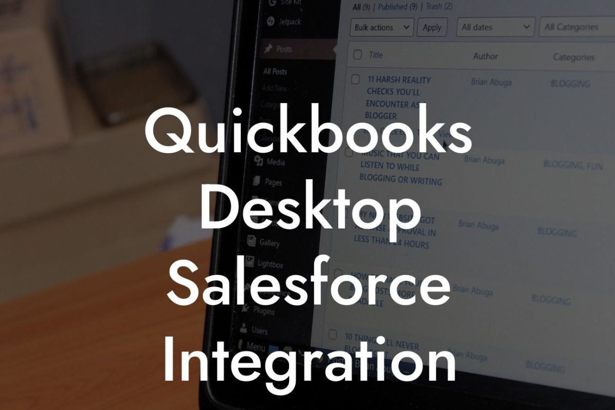 Quickbooks Desktop Salesforce Integration