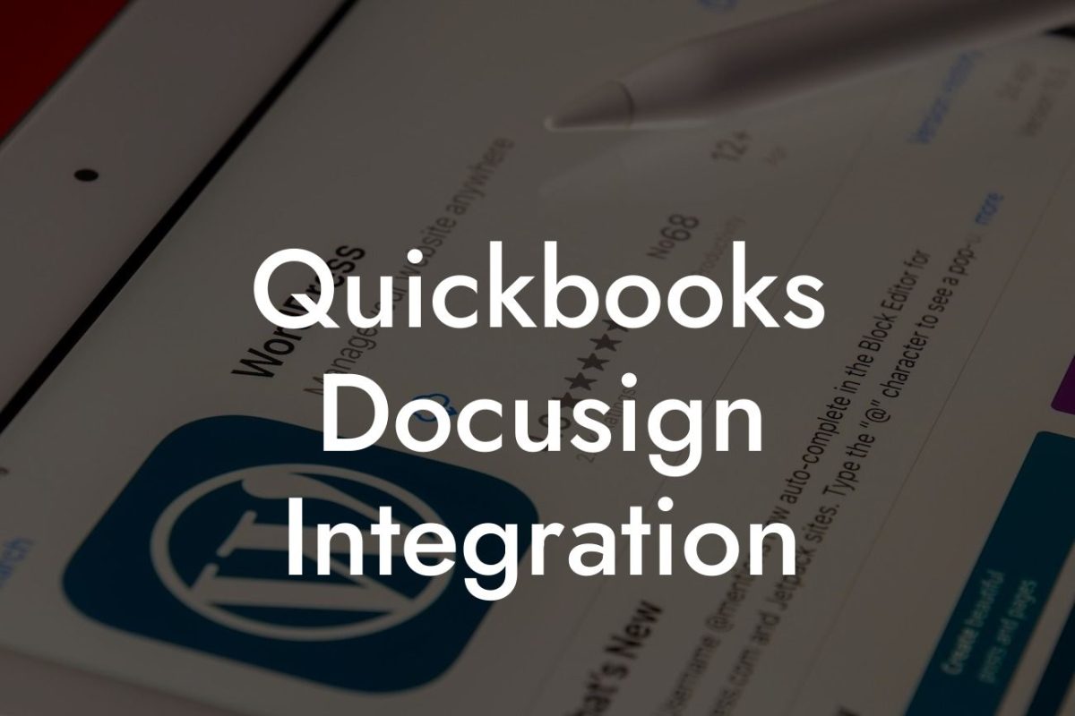 Quickbooks Docusign Integration