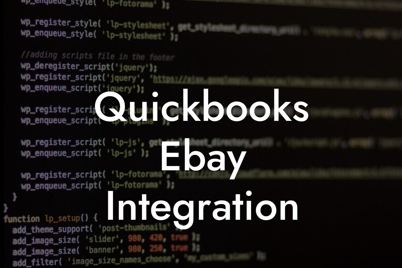 Quickbooks Ebay Integration