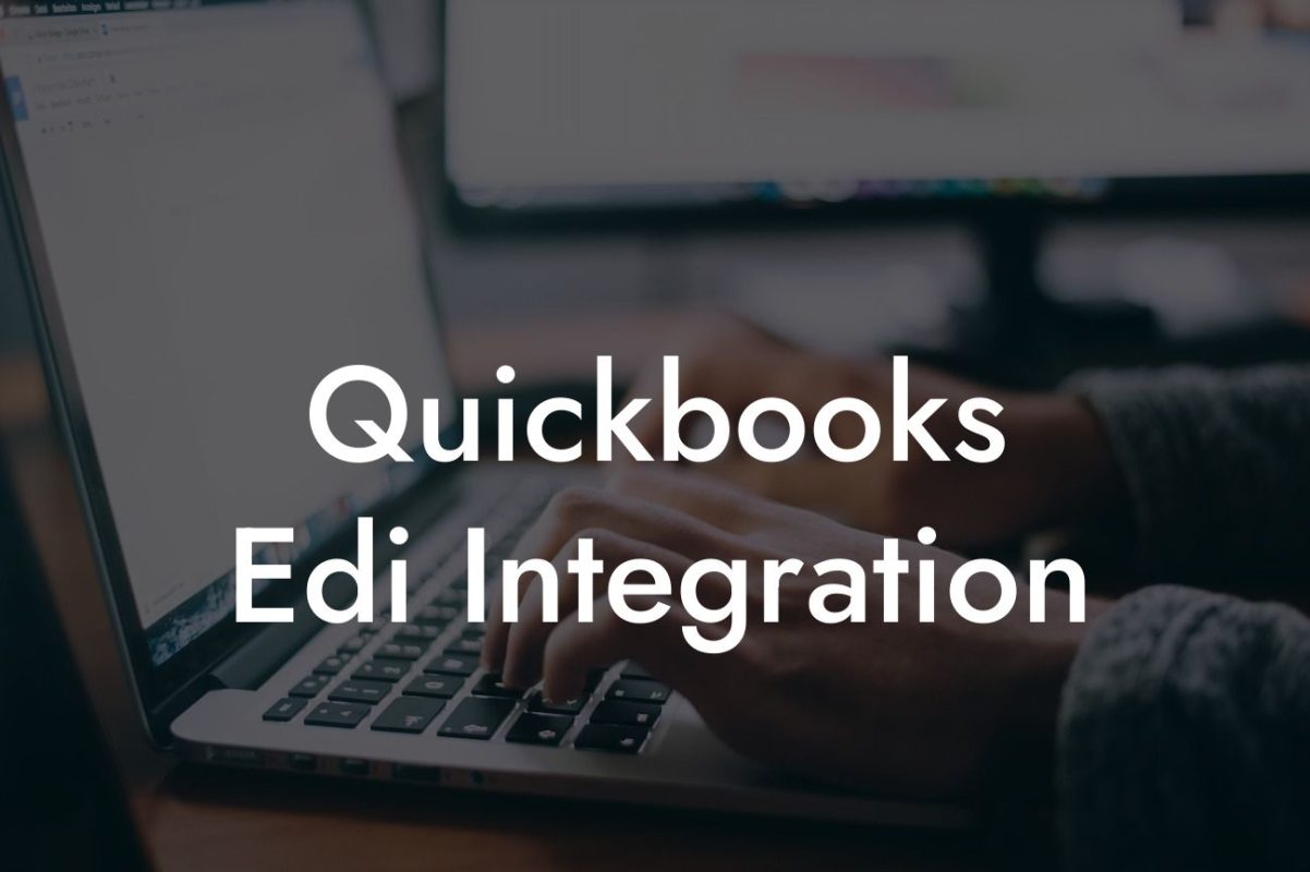 Quickbooks Edi Integration