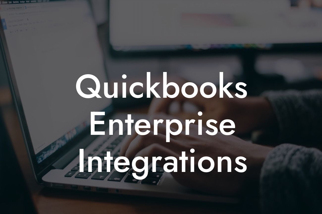 Quickbooks Enterprise Integrations