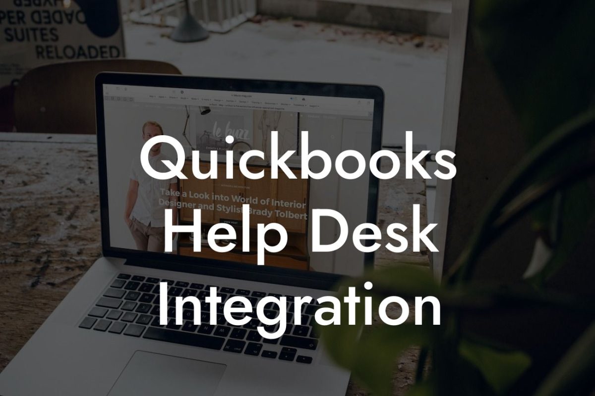 Quickbooks Help Desk Integration