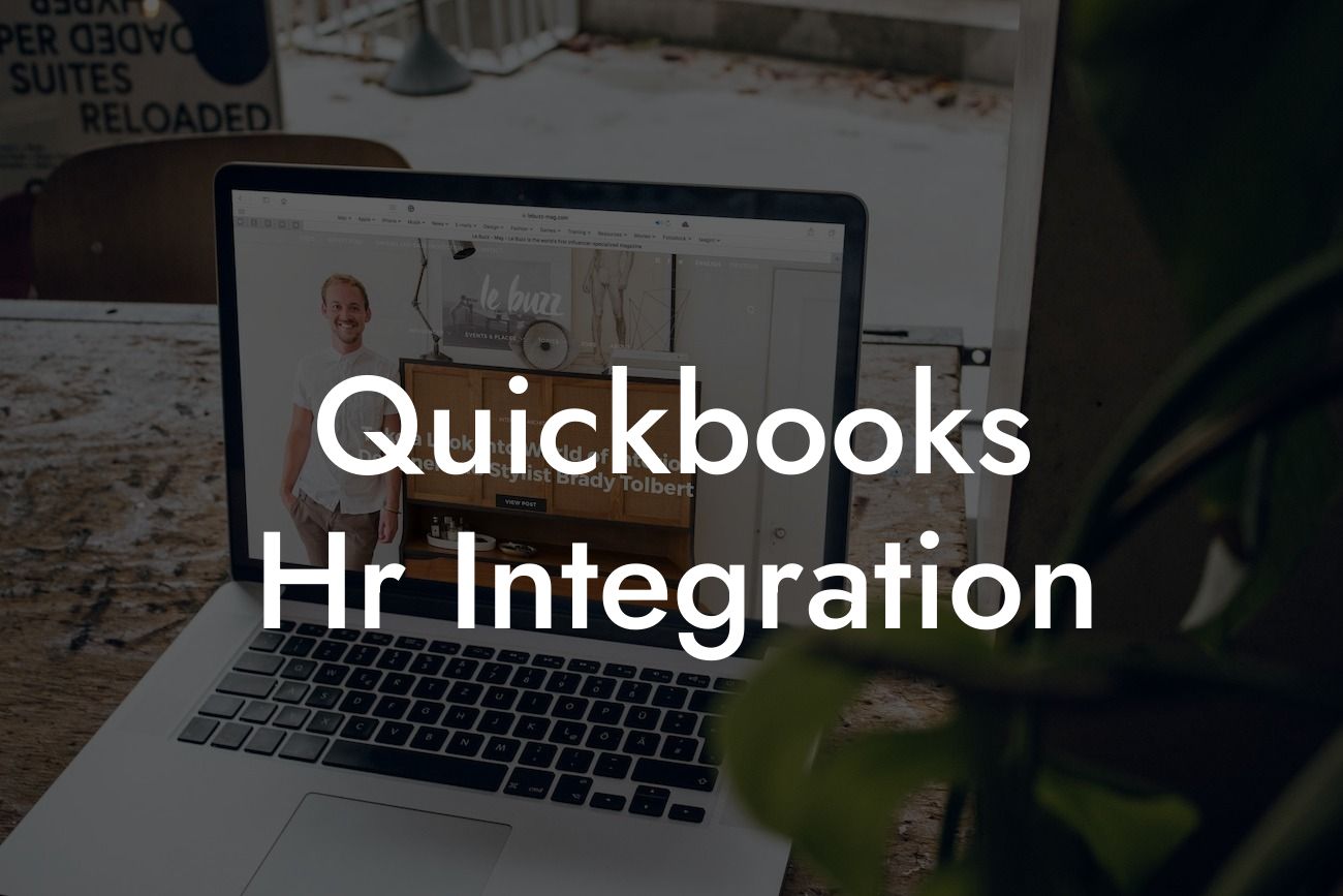 Quickbooks Hr Integration