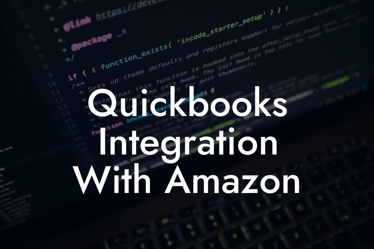 Quickbooks Integration With Amazon