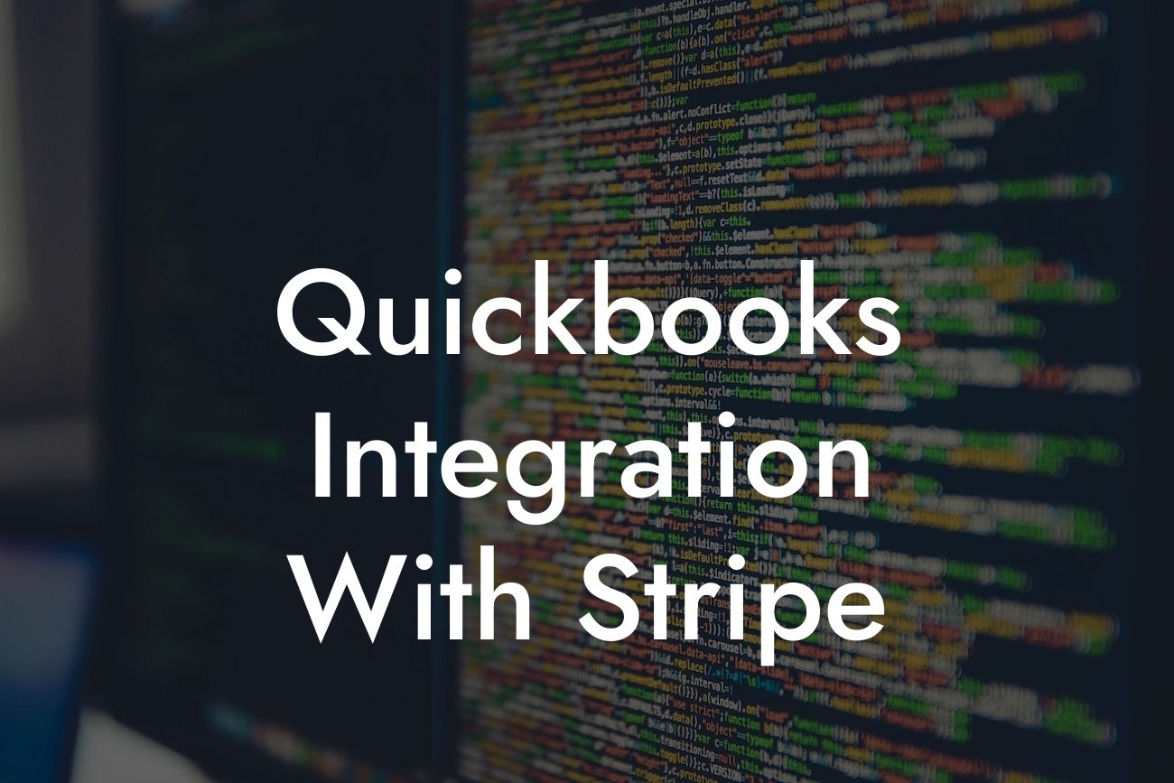 Quickbooks Integration With Stripe