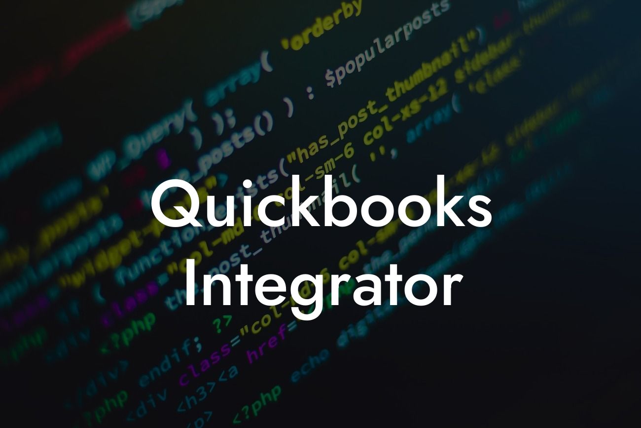 Quickbooks Integrator
