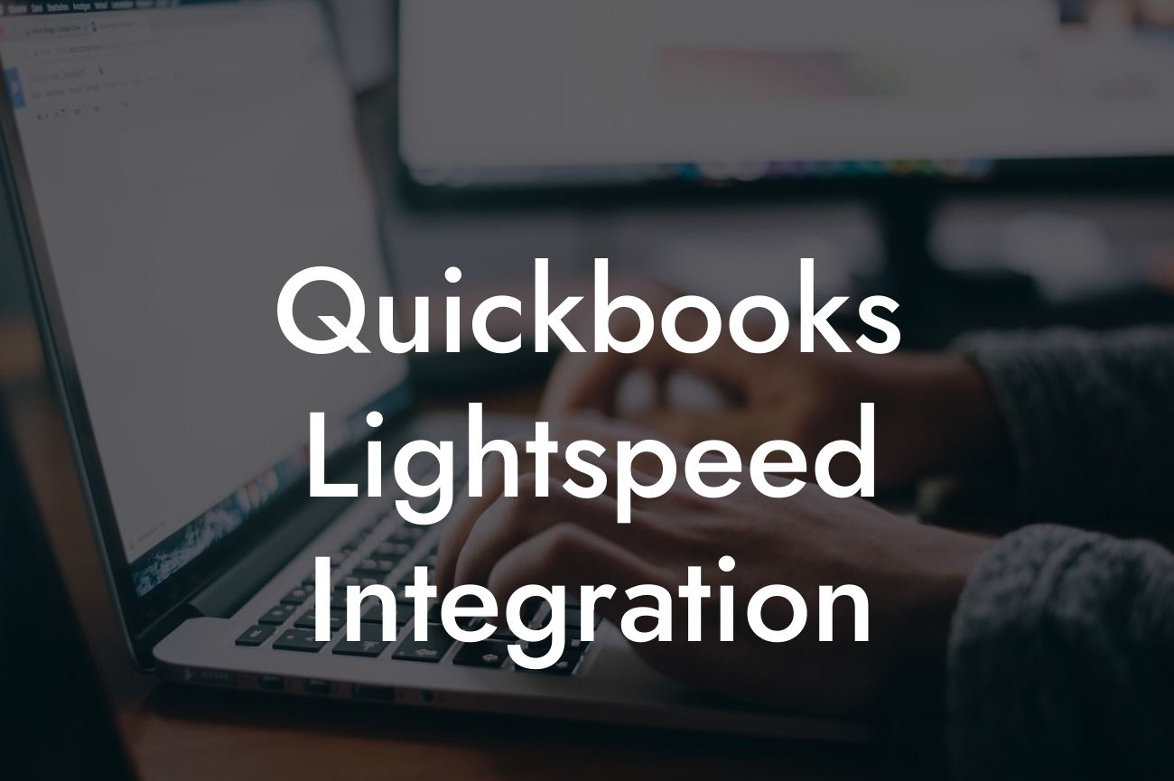Quickbooks Lightspeed Integration