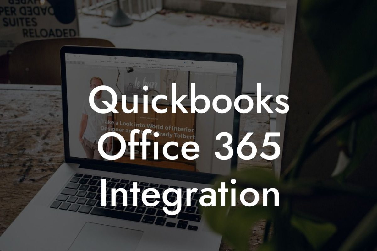 Quickbooks Office 365 Integration