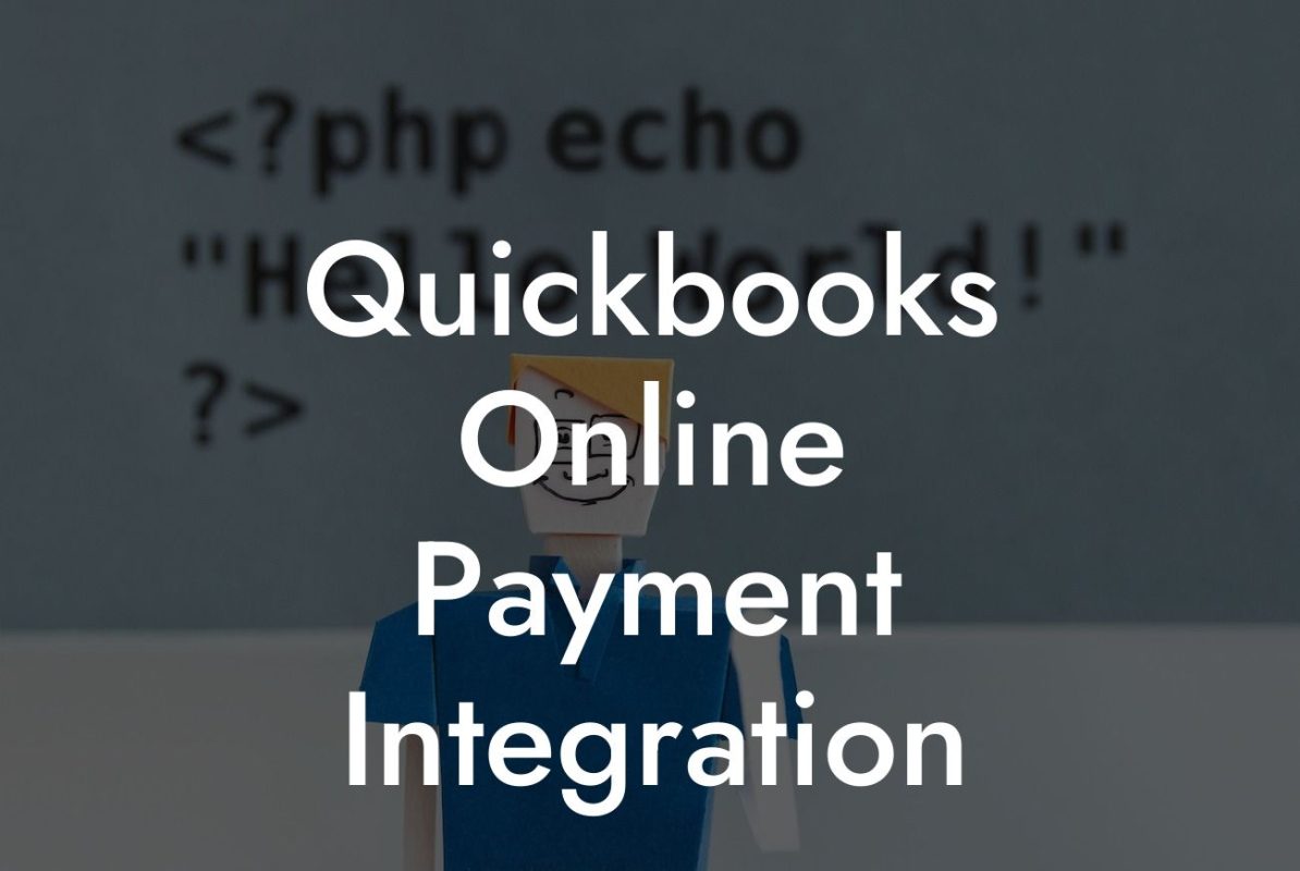 Quickbooks Online Payment Integration