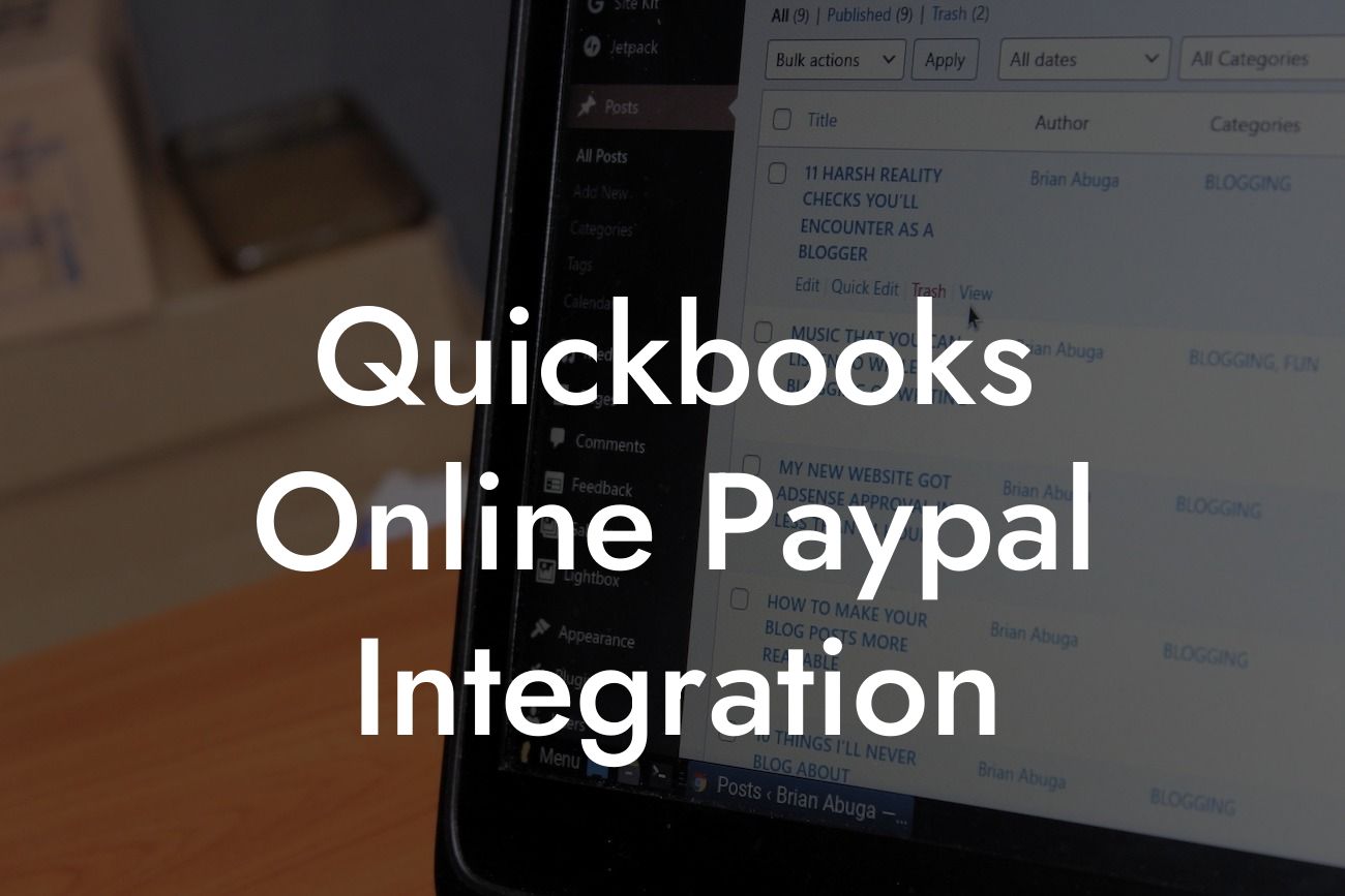 Quickbooks Online Paypal Integration