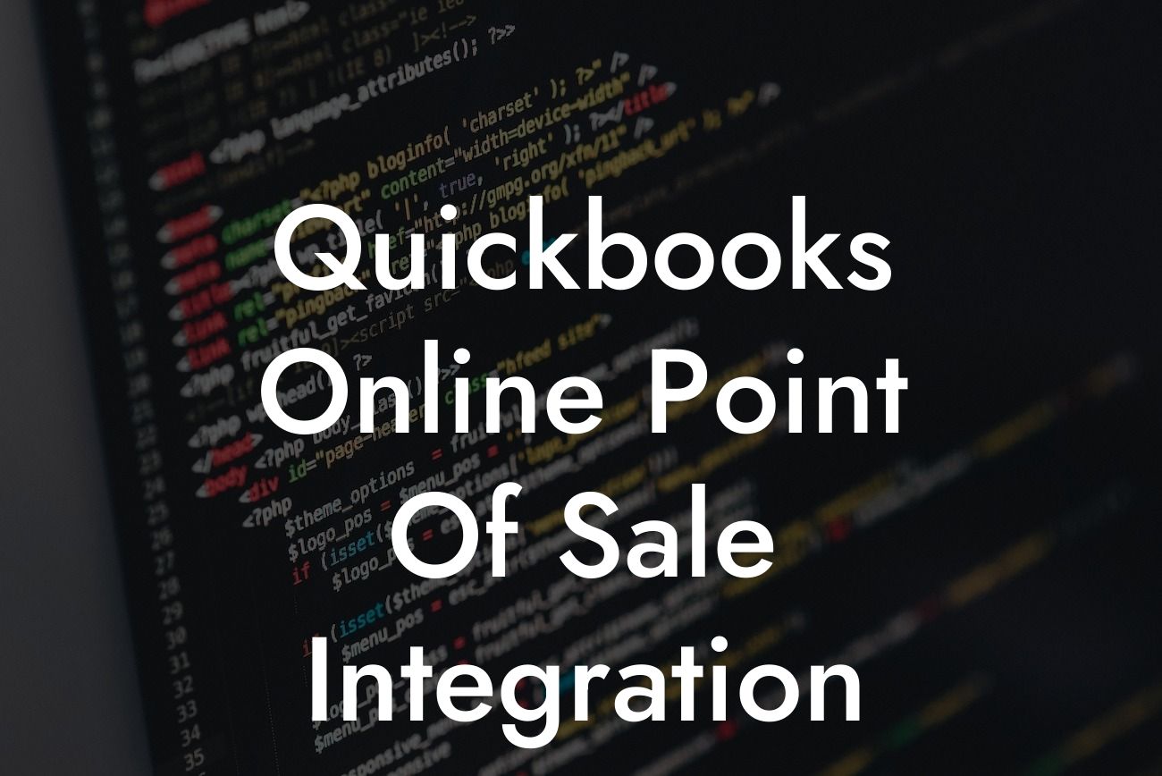 Quickbooks Online Point Of Sale Integration