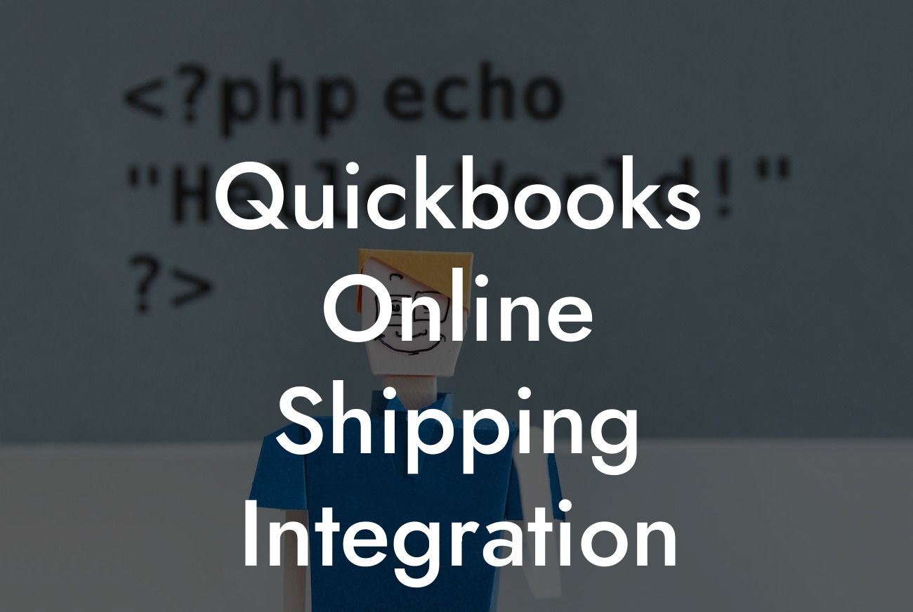 Quickbooks Online Shipping Integration