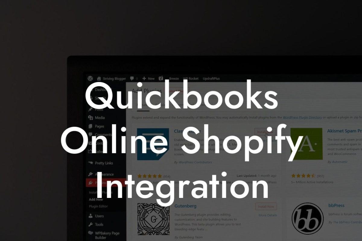 Quickbooks Online Shopify Integration