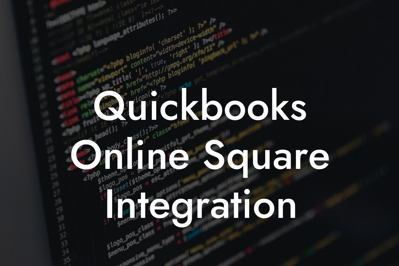 Quickbooks Online Square Integration