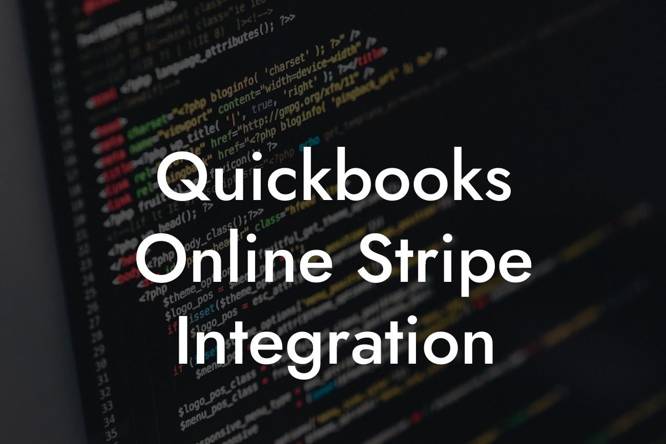 Quickbooks Online Stripe Integration