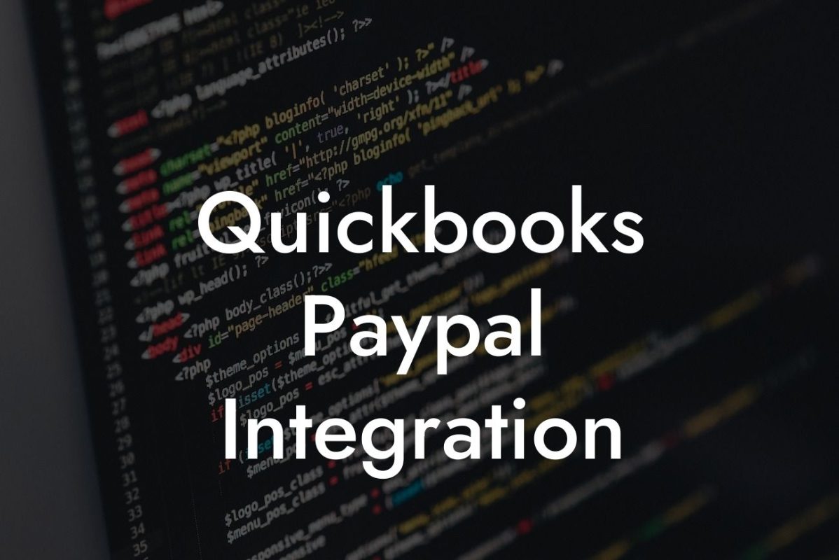 Quickbooks Paypal Integration