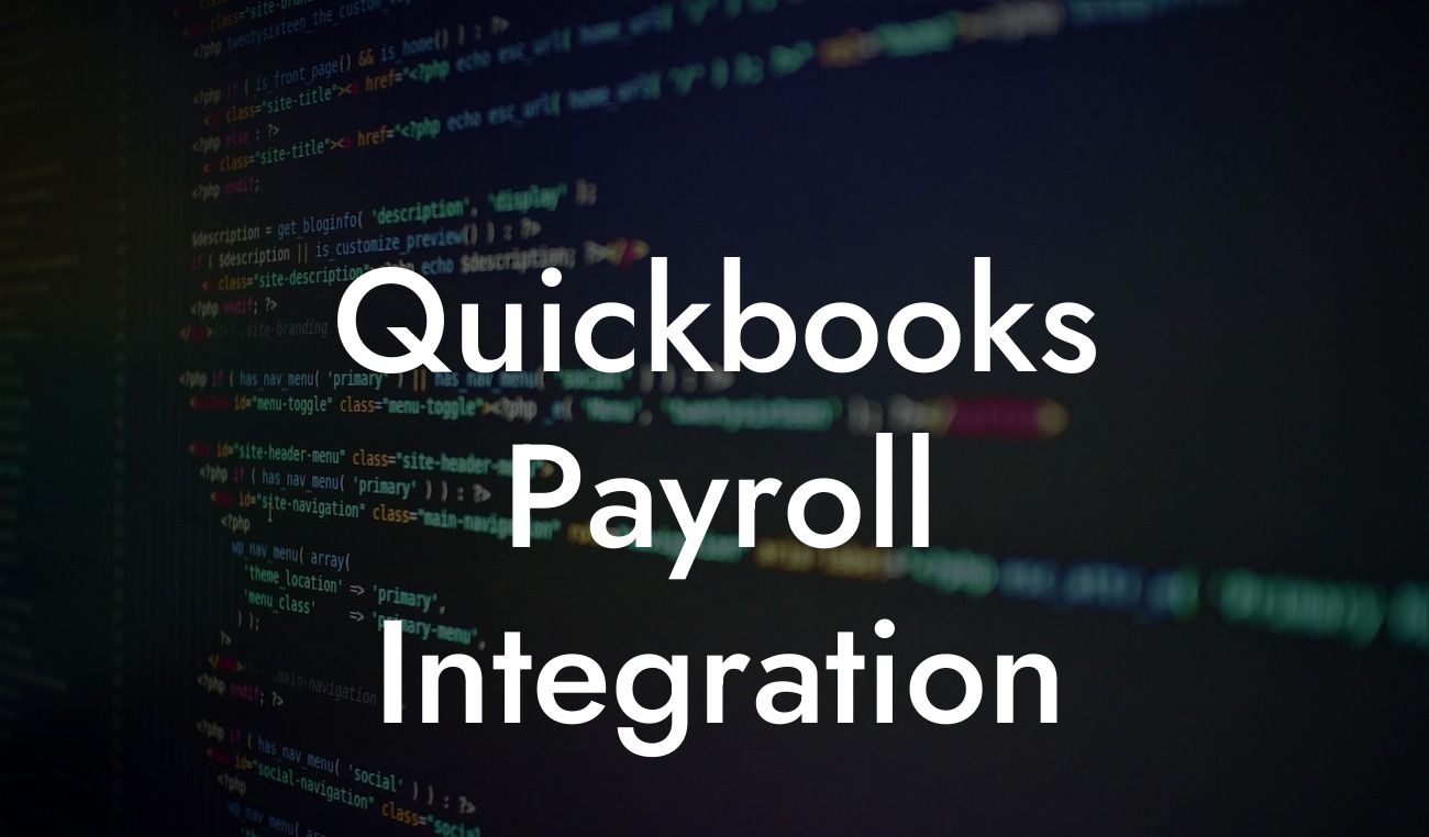 Quickbooks Payroll Integration