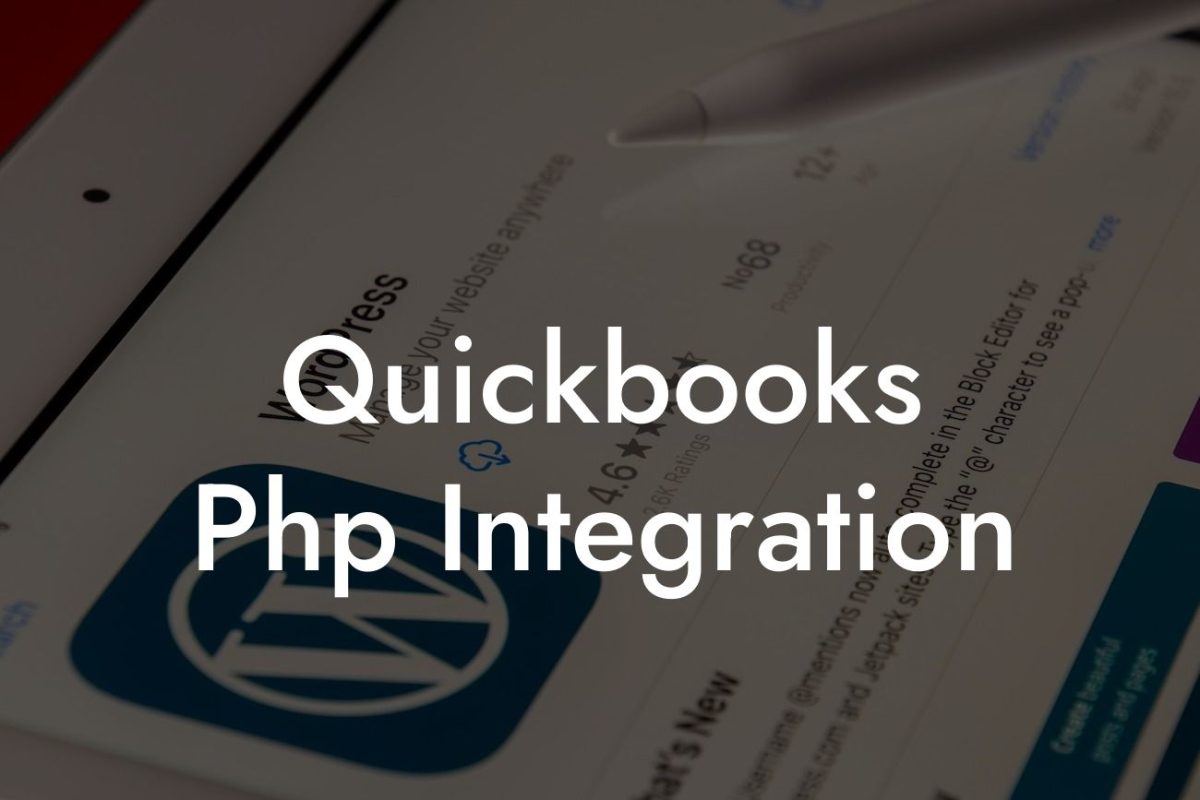 Quickbooks Php Integration