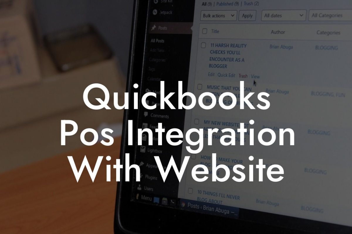 Quickbooks Pos Integration With Website