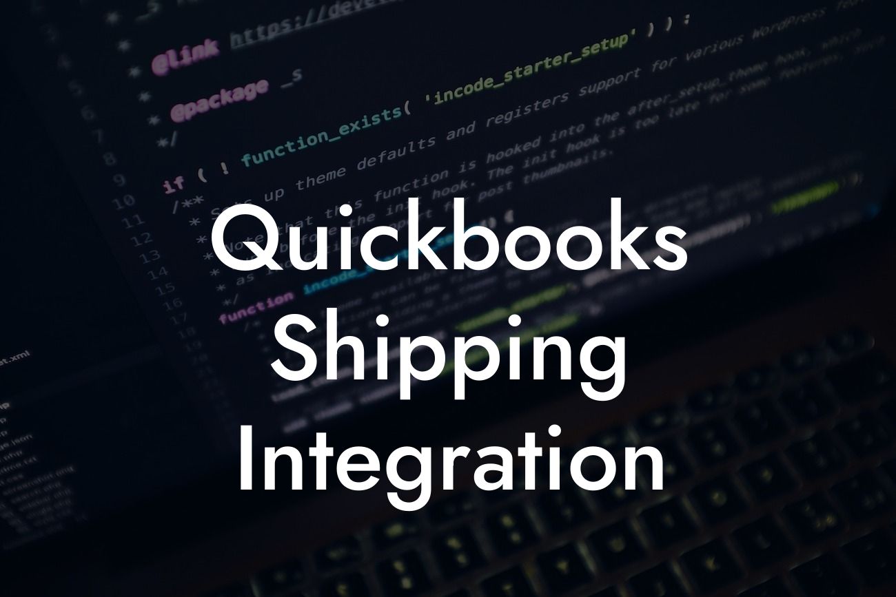 Quickbooks Shipping Integration