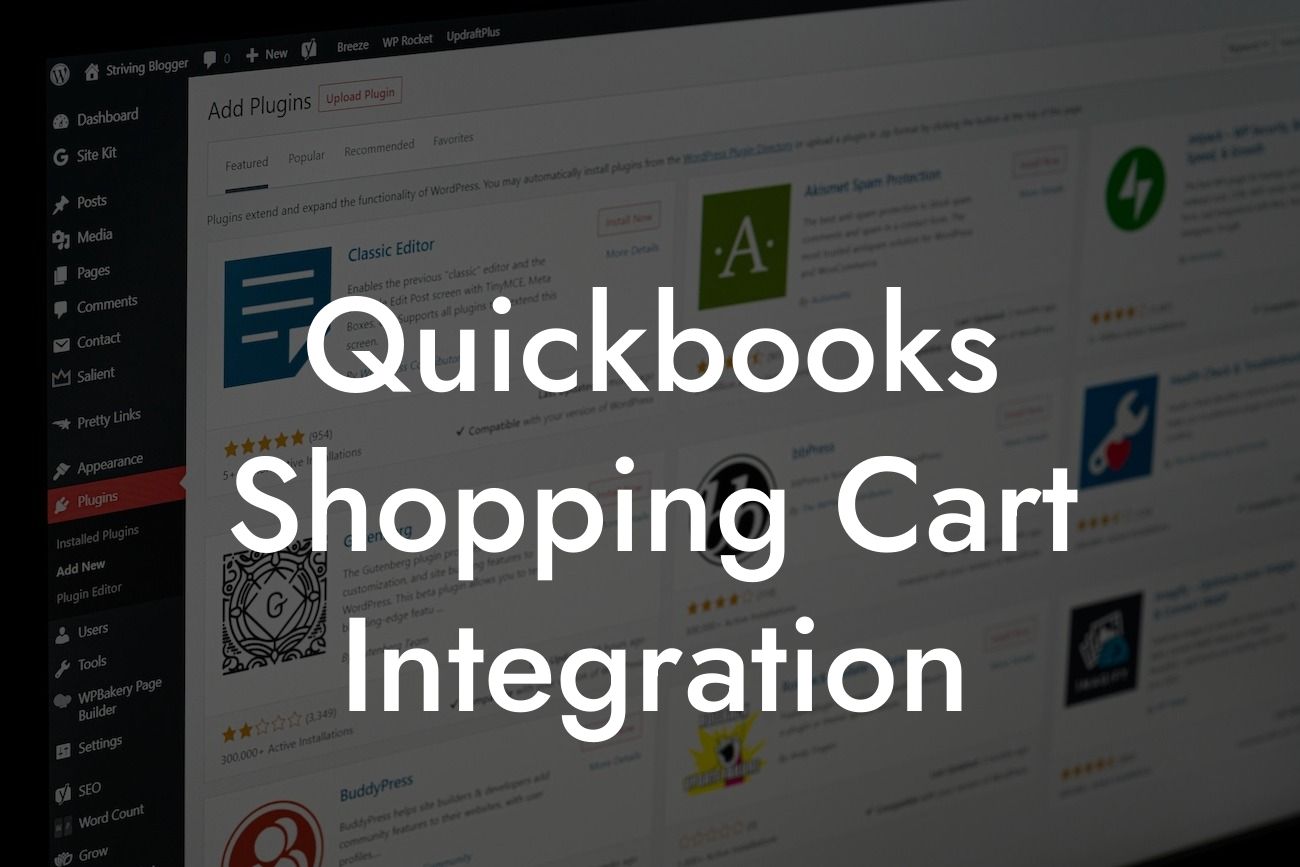 Quickbooks Shopping Cart Integration